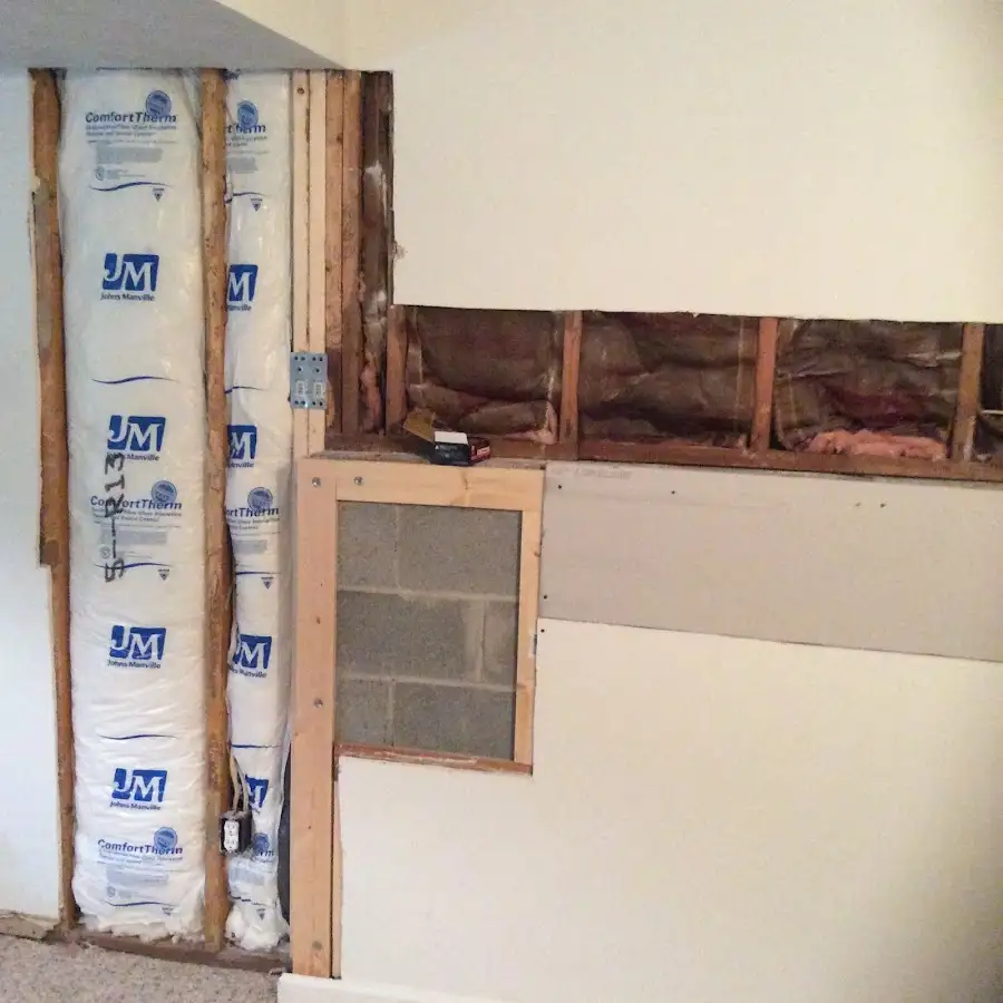 Wall insulation replacement during Contents Cleaning & Restoration in Sartell